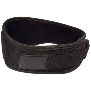 Cinturón de Soporte Lumbar Ajustable y Transpirable para Levantamiento de Pesas y Entrenamiento de Fuerza, Unisex, Cierre de Gancho y Bucle, Negro - Product Image 1