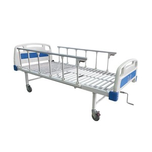 Medical <b>Bed</b> Manual Aluminum Alloy With <b>Side</b> <b>Rails</b> For Home Care Elderly Rehabilitation - Product Image 2