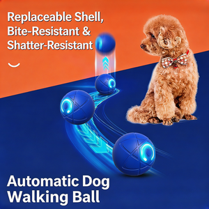 Pelota Eléctrica Gravitacional para Perros y Gatos - Resistente a Mordidas, Plástico Relajante GQ-0010, Juguete Inteligente para Perros - Product Image 2