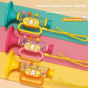 Trombetta Giocattolo per Bambini a Forma di Coniglio, Armonica Gonfiabile per Neonati, Strumento Musicale in Plastica - Product Image 2