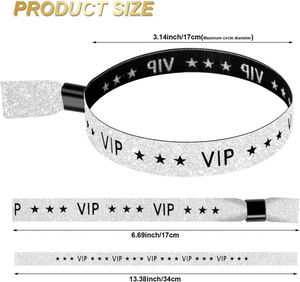 Bracelets en tissu VIP, bracelets en tissu pour événements, clubs - Product Image 3