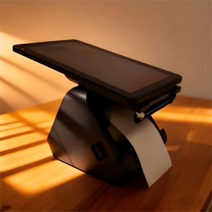 Android công nghiệp thiết bị đầu cuối với xoay hiển thị được xây dựng trong máy in màn hình cảm ứng Wi Fi nối tiếp bữa ăn vé - Product Image 1