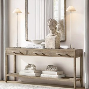 <span class=keywords><strong>Mesa</strong></span> Consola de Entrada de Diseño Moderno en Madera Sólida de <span class=keywords><strong>Alta</strong></span> Gama para Sala de Estar - Product Image 6