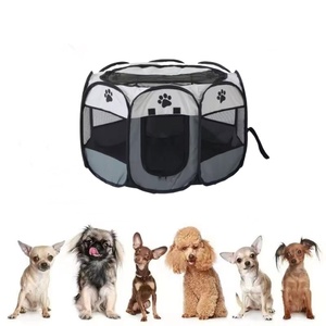 Vendita all'Ingrosso del Produttore 	 Beige e Grigio 	 Azienda 	 Gabbia per Gatti da Esterno Impermeabile 	 Recinzione Oxford per Polli 	 Recinto per Cani Pop-up - Product Image 1