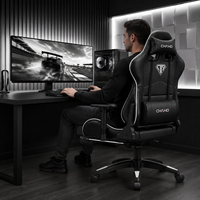 Chaise de jeu AOR Silla Gamer, chaise de bureau ergonomique, chaise de jeu de course à dossier haut, réglable et inclinable, vente en gros d'usine