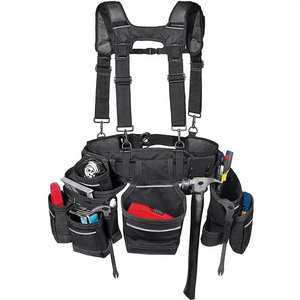 Sac à outils électrique professionnel personnalisé pour électricien et charpentier, ceinture à outils de haute qualité, robuste, portable, avec bretelles - Product Image 6