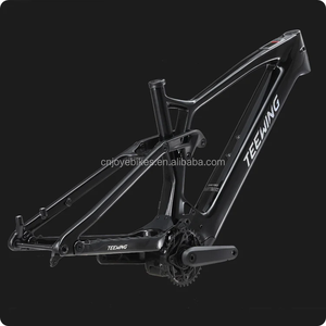 Ensemble de cadre de VTT en fibre de carbone léger, vélo électrique Teewing Turbo Force avec moteur et batterie - Product Image 3