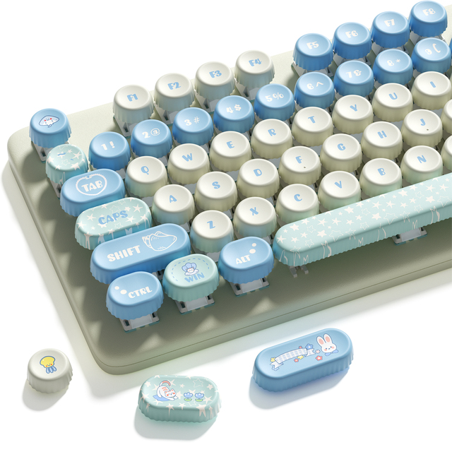 XVX Keycaps Soda Bottle Caps Shaped Custom Cute 131keys Mechanical Gaming Keyboard Diy Keycaps