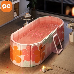<span class=keywords><strong>Baignoire</strong></span> autoportante <span class=keywords><strong>pliable</strong></span> en PVC de luxe, écologique, supporte OEM et ODM - Product Image 1