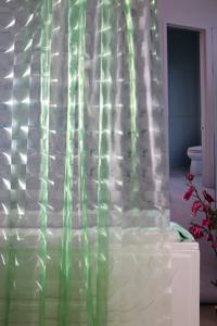3D Effet Cube D'<span class=keywords><strong>eau</strong></span> <span class=keywords><strong>EVA</strong></span> Imperméable Anti-Bactérien Anti-Moisissure Salle De Bain Rideau De Douche avec 12 crochets En Plastique - Product Image 3