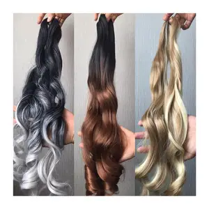 150g Display Loose Body Wave Pony Style Spiral Curl Crochet Braid French Curls Synthetic Hair Extensions Curly Braiding Hair