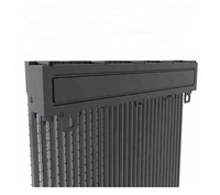 Écran de rideau en maille LED souple MDS 8/16/33/50 mm, rideau en maille, écran de fenêtre transparent, écran en verre pour la vente
