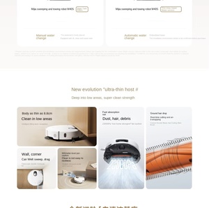 New M40s Robot Vacuum Cleaner Intelligent Integrated Suction 23000Pa Thin Embedded Water Version M40S Robot Vacuum M40 S - Product Image 2