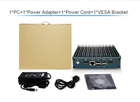 Mini PC N100, 8GB, 256GB, 2 LAN, Doble HD-MI 4K, 4 USB COM, DDR4, Sin Ventilador, Computadora Industrial Integrada para Automatización, IoT Edge