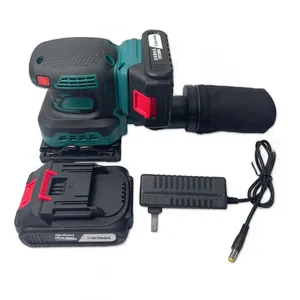 Industrieller Bürstenloser 21V 3Ah Lithium-Akku Schleifer Rund Quadratisch Mini Schleifpapier-Maschine Schleifgerät für Holz Metall Polieren - Product Image 3