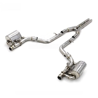 Système d'échappement Catback avec silencieux pour Dodge Challenger SRT Hellcat 6.2L 2016-2024, en acier inoxydable, pour un son de course amélioré