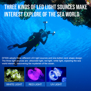 TrustFire DF50S 6500 Lumens Scuba Diving Torch Light Underwater 70 Meters Camera Photography Fill Light - Product Image 4