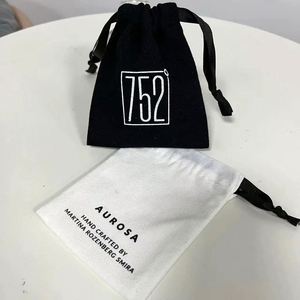 New Arrival Customized Organic Cotton Canvas Drawstring <b>Dust</b> <b>Bag</b> Cheap Muslin Linen Jewellery Gift Packaging Pouch Shopping <b>Bags</b> - Product Image 2