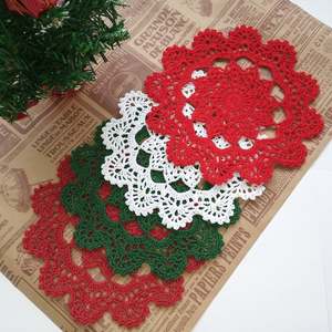Handmade Happiness Crochet <b>Table</b> <b>Runner</b>, Crochet Coasters - Product Image 1