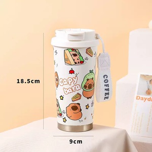 Adorabile cane Sanrio personaggio 18 oz tazza da caffè termica in acciaio inossidabile tazza da viaggio isolante a tenuta stagna per borse più fresche - Product Image 3