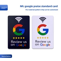 بطاقة أعمال ذكية بتقنية NFC سريعة اللمس، بطاقة جوجل NTAG213/215 للمطاعم والهواتف المحمولة، بطاقة ذكية بتردد 13.56 ميجاهرتز NFC جوجل