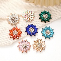 Nouveau Marquise perle tournesol bricolage accessoires voiture évent décoration vêtements matériaux mode pendentifs breloques en plaqué