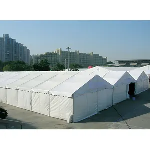 TENTCHO Venda Quente Grande 20X20M Quadro De Alumínio Ao Ar Livre Tampa Do Pvc Tenda De Exposição Resistente Durable Trade Show Tent