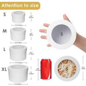 <span class=keywords><strong>Cajas</strong></span> de Regalo Redondas de Cartón Rígido Blanco, Impermeables, para Perfumes, Cosméticos, Joyerí<span class=keywords><strong>a</strong></span>, Aniversarios, Venta al Por Mayor - Product Image 2