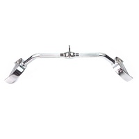 Fixation de câble Cintre tournant Chrome Wide Grip Lat Pull Down Curl Pro Style Lat Bar