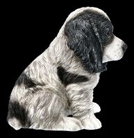 Figurine Cocker épagneul pour chiot, Statue Cocker épagneul, sculpture de chien personnalisée