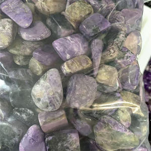 All'ingrosso all'ingrosso 15-20mm <span class=keywords><strong>cristalli</strong></span> <span class=keywords><strong>spirituali</strong></span> pietre curative di Charoite viola pietra di cristallo caduto per arredamento - Product Image 6