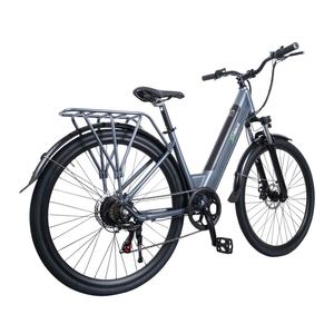 Vélo de route électrique pour <span class=keywords><strong>femme</strong></span> 250W 36V 7.8AH avec cadre en acier à suspension avant et batterie au lithium pour dames - Product Image 2