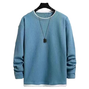 Jersey de talla grande para hombre a la moda tejido de punto estampado a la moda para ropa informal de primavera y otoño - Product Image 1