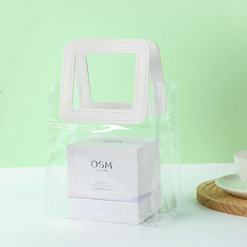 White Square Handbag  Vertical Style  18-20-10