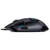 Souris de jeu filaire Logitech G402 Hyperion Fury, design ergonomique pour droitier, moteur Fusion, 500 IPS, 4000 DPI, 8 boutons programmables