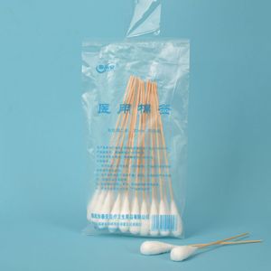 Hisopos Médicos de Algodón de 20 cm con Cabeza Grande para Ginecología, Paquete de 20 Unidades, Estériles, de Un Solo Uso - Product Image 1