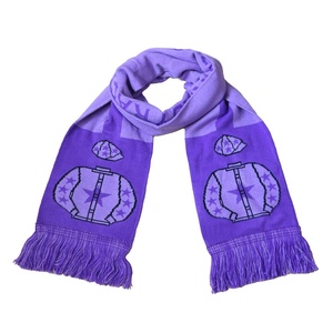 Bufandas de Acrílico Personalizadas de Alta Calidad con Logotipo, Inspiradas en Equipos de Fútbol, Estilo Invernal, Tejido Común, Impresión de Letras, Playa - Product Image 1