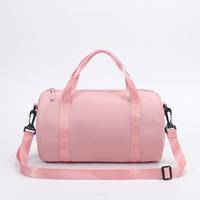 Vente en gros de sac de sport pour enfants avec logo personnalisé sac de sport de danse hip-hop latine de ballet rose avec bandoulière