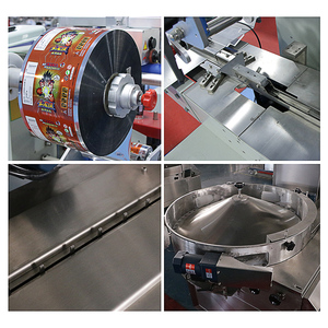 Machine d'emballage horizontale entièrement automatique à grande vitesse pour bonbons, sucettes, gommes, et autres confiseries souples ou dures - Product Image 5
