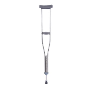 Béquilles doubles réglables en hauteur pour personnes âgées et handicapées, déambulateur et rollator antidérapant avec plusieurs positions réglables - Product Image 1