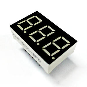 0.36 इंच 3 अंक 7 खंड एलईडी डिस्प्ले हरा रंग हाउकेम-3631-ए/बीएसजी 12पिन सुपर हरा - Product Image 3