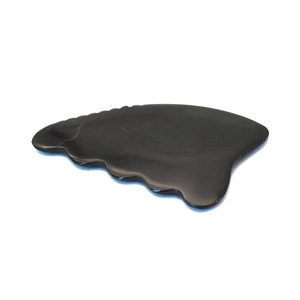 Masseur <span class=keywords><strong>facial</strong></span> traditionnel <span class=keywords><strong>chinois</strong></span> en pierre de Bian Gua Sha pour l'anti-âge et le lifting du visage, outil en jade de haute qualité - Product Image 3