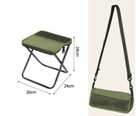 Tabouret de jardin pliable, chaise de camping, tabouret sacoche, tabouret simple type sac à main