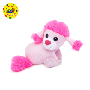 Braccialetto a scatto in peluche a forma di <span class=keywords><strong>barboncino</strong></span> rosa, simpatico giocattolo elastico a forma di cane per bambini e ragazze, idea regalo - Product Image 2
