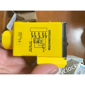 <b>Banner</b> Q45ULIU64ACRQ6 Ultrasonic Sensor, 1.4m Range, 0-10V 4-20mA Out, 24VDC in Used - Product Image 1