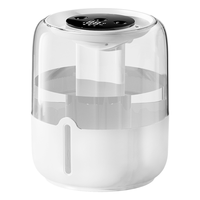 Humidificateurs pour la maison, triple pulvérisation, affichage numérique, 3W, humidificateur USB pour la pièce, minuterie 10H 20H, humidificateur portable, humidificateur cadeau