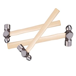 Marteau à tête ronde avec manche en bois Maijiong, en acier au carbone, outil de rénovation pour la maison - Product Image 1