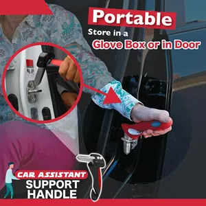 Maniglia per portiera <span class=keywords><strong>auto</strong></span> 5 in 1 barra di assistenza antisdrucciolo per anziani supporto in piedi per sicurezza martello ausilio per mobilità - Product Image 5