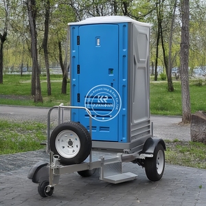 Cabine de toilettes mobile extérieure en conteneur, avec douche et sanitaire, en HDPE durable et écologique - Product Image 3