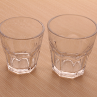 2oz 60ml 100ml 150ml Verre trempé fin Verres à eau en verre trempé Verres à shot incassables